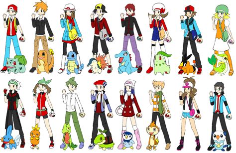 All The Pokemon Main Trainers By Narusasusupporter On Free Nude Porn
