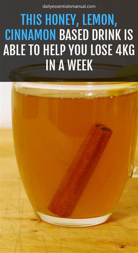 This Honey Lemon Cinnamon Based Drink Is Able To Help You Lose 4kg In A