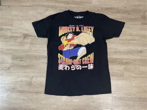 Mens One Piece Monkey D Luffy Size L Anime T Shirt Ripple Junction