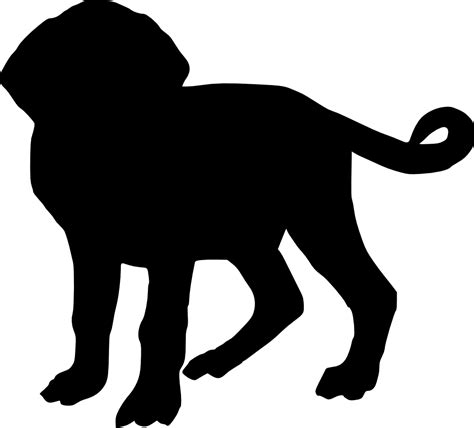 Dog Silhouette Clip Art Dogs Png Download 1000905 Free