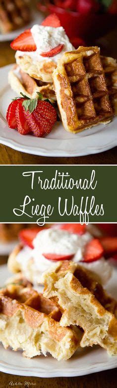 The Easiest Liege Belgian Waffles Video Momsdish Waffle Recipes