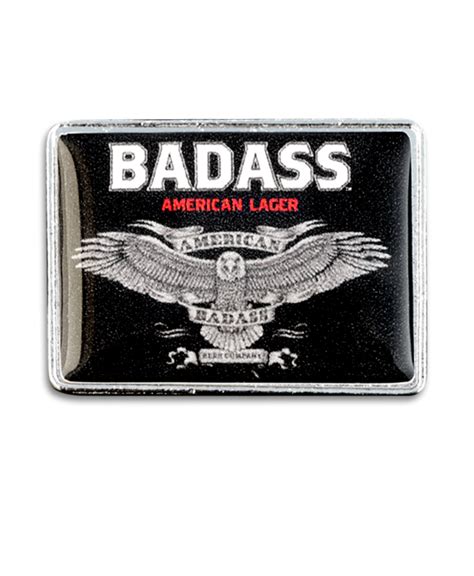 Badass Pin Made In Detroit