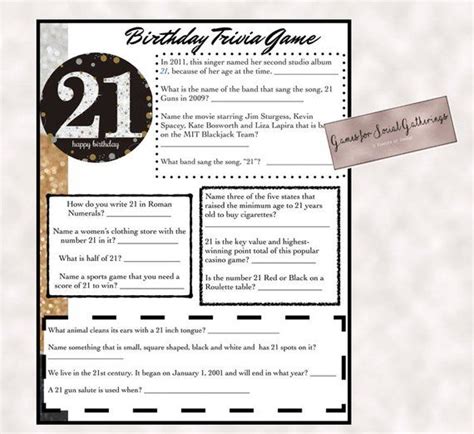 21st Birthday Party Program Ideas A Birthday Party Program