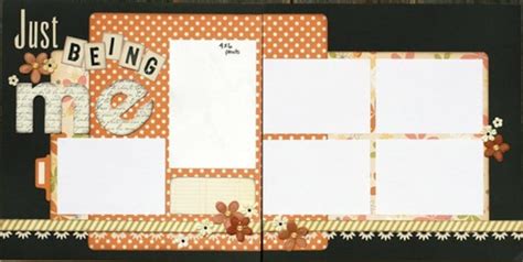 premade scrapbook page 12 x 12 double page layout just being etsy