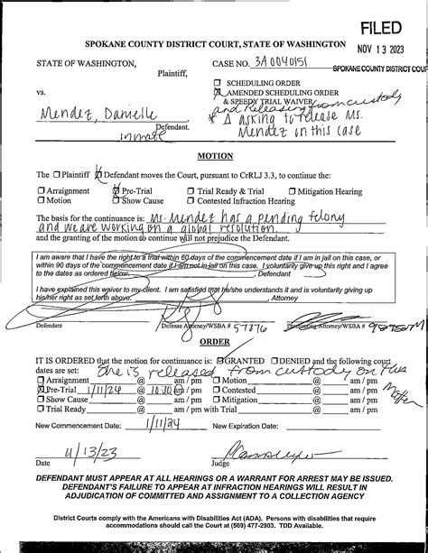 Spokane County Court Viewer