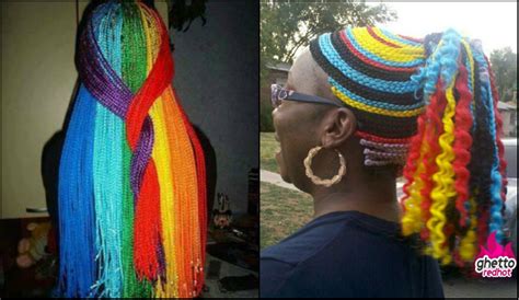 50 amazing rainbow hair color ideas you can rock. Multi Colored Rainbow Box Braids You Will Be Impressed ...