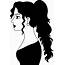 Pro Of A Woman In Black And White  Free Clip Art