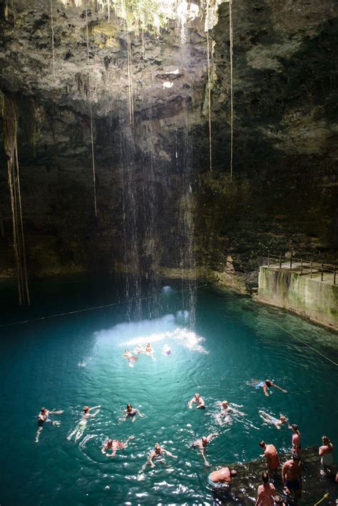 Visiting Cenote Hubiku Near Chichen Itza Sand Sun And Messy Buns Best Places To Vacation