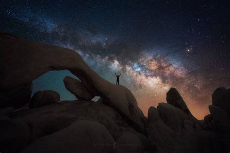 Milky Way Arch At Joshua Tree California Michael Shainblum Photography