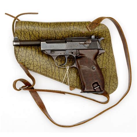 German Wwii P 38 Pistol And Holster With Capture Papers Cowans