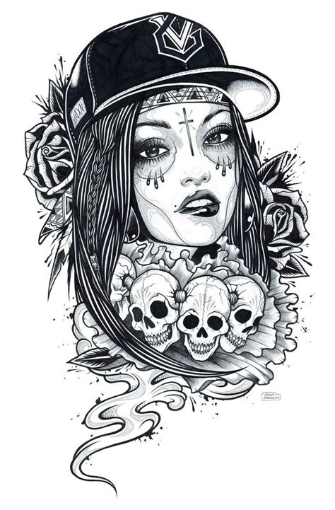 Pinterest Mazlyons Chicano Tattoos Skull Tattoos Girl Tattoos Tatoos Tatoo Art Tattoo
