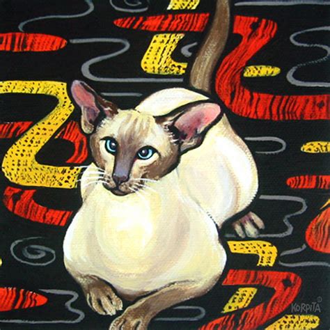 Siamese Cat Art Pattern Hot Sex Picture