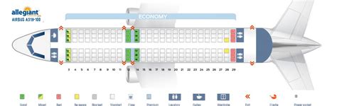 Airbus A319 Seat Map American