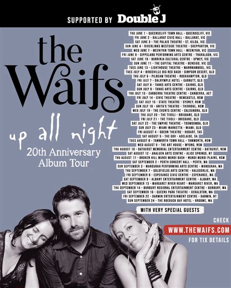 the waifs ‘up all night 20th anniversary australian tour 2023 silver tiger media