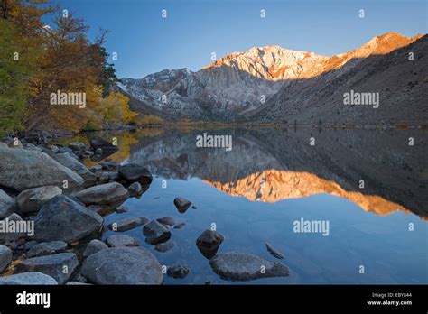 Fall Colours Around Convict Lake In The Eastern Sierra Mountains