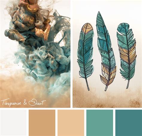 Color Inspirations Turquoise And Dust Stitchpunk Color Schemes