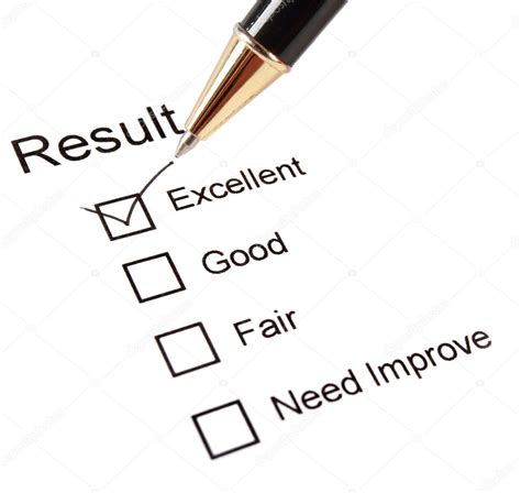 Quality Survey Questionnaire And Pen Stock Photo By ©odua 10755036