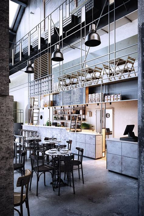 Check Out This Behance Project Loft Cafe Design