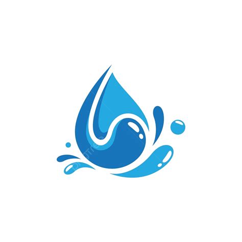 Water Drop Logo Images Symbol Abstract Bath Vector Symbol Abstract