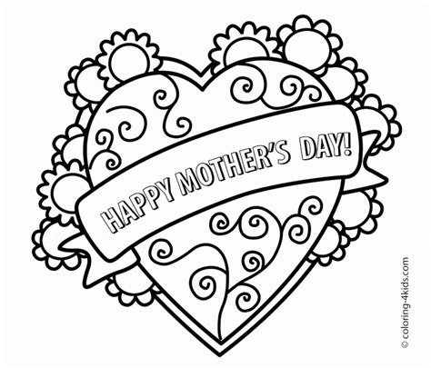 243 Free Printable Mothers Day Coloring Pages