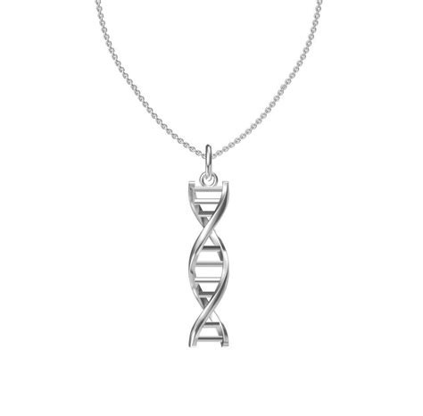 Dna Double Helix Necklace Jewelry Necklace Biology Jewelry