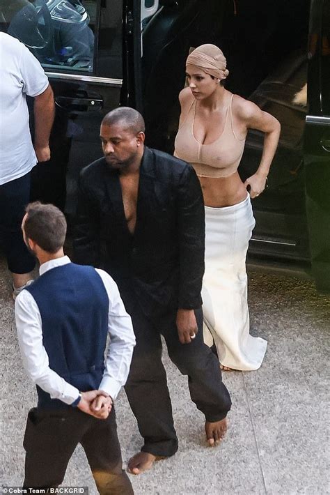 Kanye West S Busty Wife Bianca Censori Turns Heads With Very