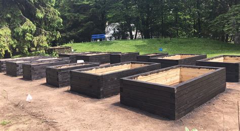 If the idea of growing a year's supply of healthy, organic vegetables and of course, flowers love raised beds as much as vegetables do. Raised bed garden construction part 3: Staining and ...