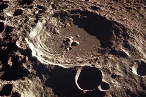 Moons Craters Formed As A Result Of Violent Meteorite Impacts