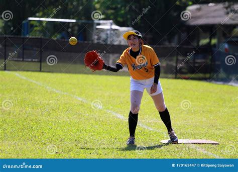 Softball Editorial Photography Image Of Nation Thailand 170163447