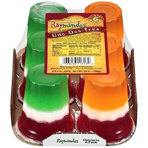 Raymundo S Uno Dos Tres Gelatin Cups 5 5 Oz 6ct Reviews 2021