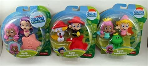 Jp Nickelodeon Bubble Guppies Bath Squirters Set Of 9