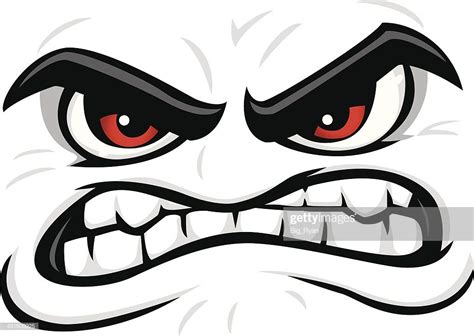 Stock Illustration Angry Face Angry Cartoon Cartoon Eyes Cartoon