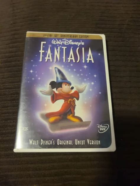 Fantasia Dvd 2000 Restored Full Length Version 60th Anniversary Edition