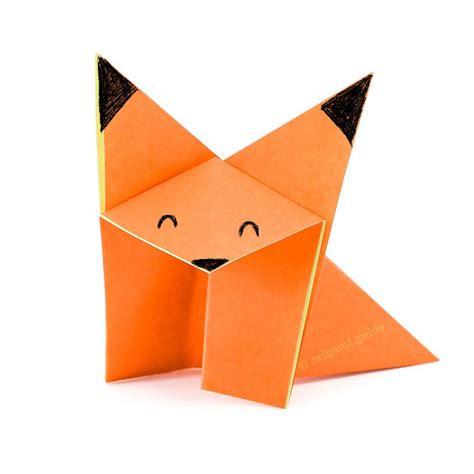 How To Fold An Easy Origami Fox Folding Instructions Origami Guide