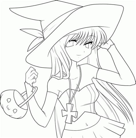 Cute Anime Coloring Pages For Kids And For Adults