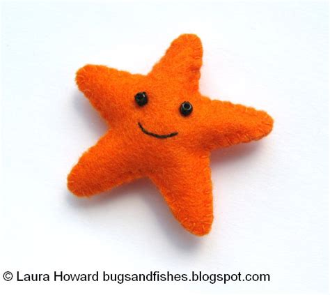 Bugs And Fishes By Lupin How To Make A Mini Felt Starfish