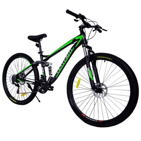 Bicicleta Montaña Aluminio R29 21v Centurfit Shimano Verde