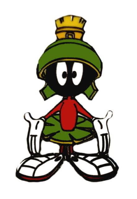 Marvin The Martian Pin Warner Brothers Looney Tunes Alien Cartoon