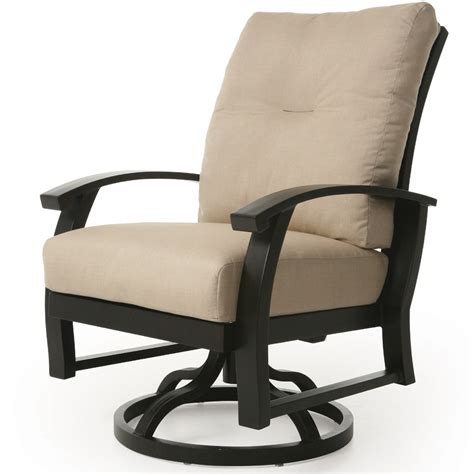 Mallin Georgetown Cushion Swivel Rocking Dining Arm Chair Gt 460
