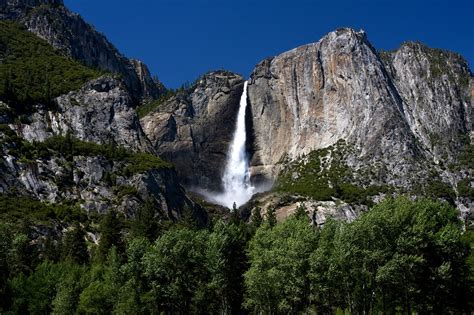 Yosemite Falls California Usa Most Beautiful Places In