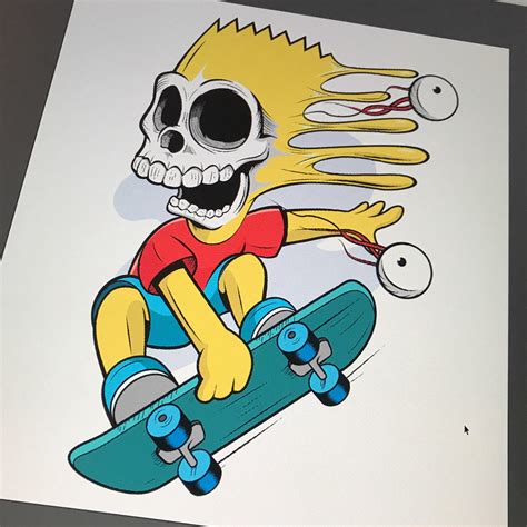 Bart Simpson Drawing Skill