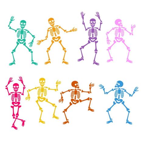 Dancing Skeleton Cuttable Design Png Dxf Svg And Eps File Etsy