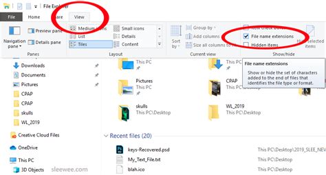 How To Change File Extensions On Windows 10 Sleewee