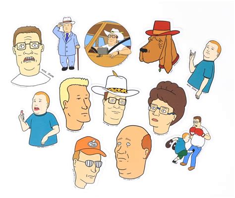 King Of The Hill Decal Stickers Rockin Pins