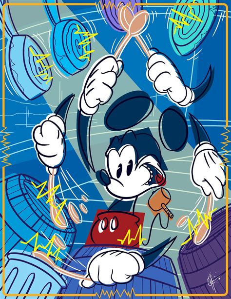 Art Of Mickey Mouse Feel The Beat By Jeftoon01 On Deviantart Disney