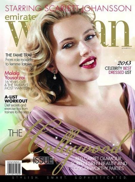 Scarlett Johansson Emirates Woman Magazine Cover United Arab