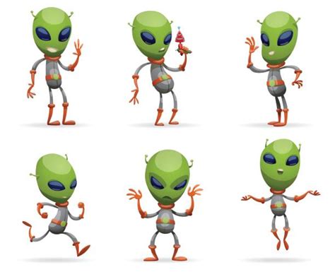 Royalty Free Alien Clip Art Vector Images And Illustrations Istock