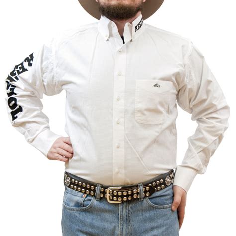 Resistol Alcalas Western Wear Mens White Western Dress Shirt Button