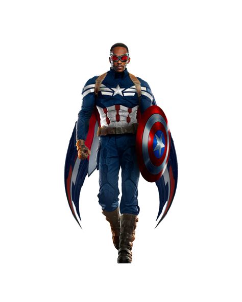 Falcon As Captain America Png By Itsharman On Deviantart Captain