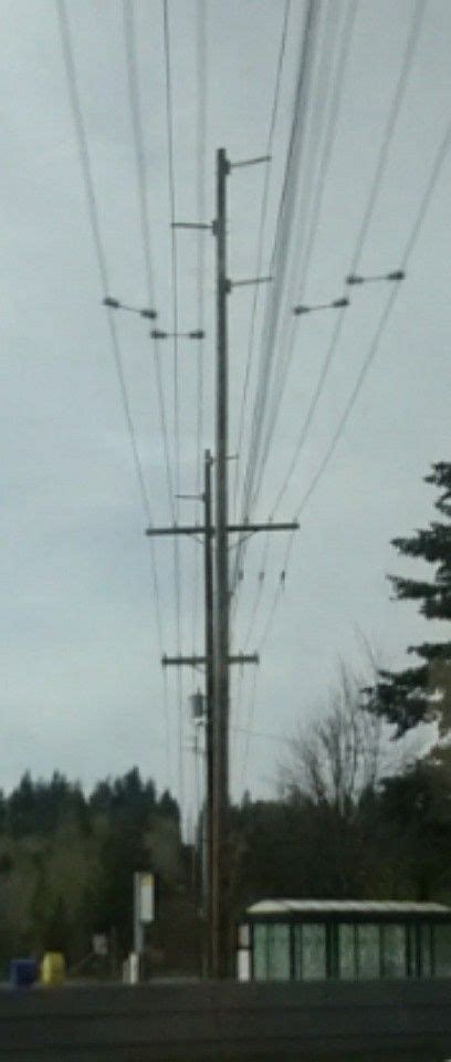 Kingsgate Washington Power Line Utility Pole Power